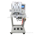 Full automatic pearl stringing machine special shaped double head